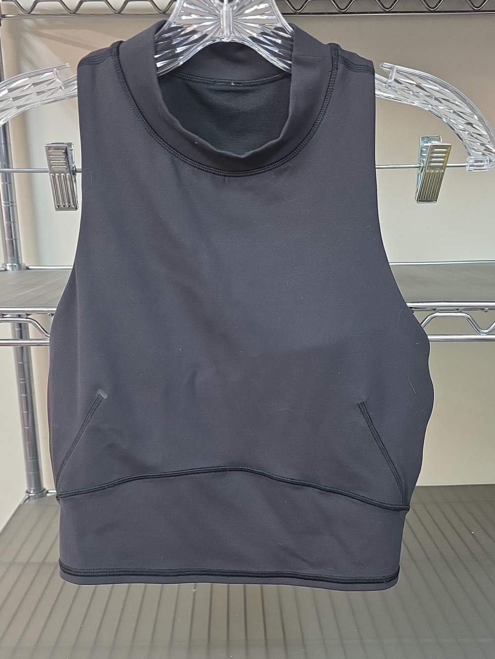 Lululemon Train Free Cropped Mock-Neck Top